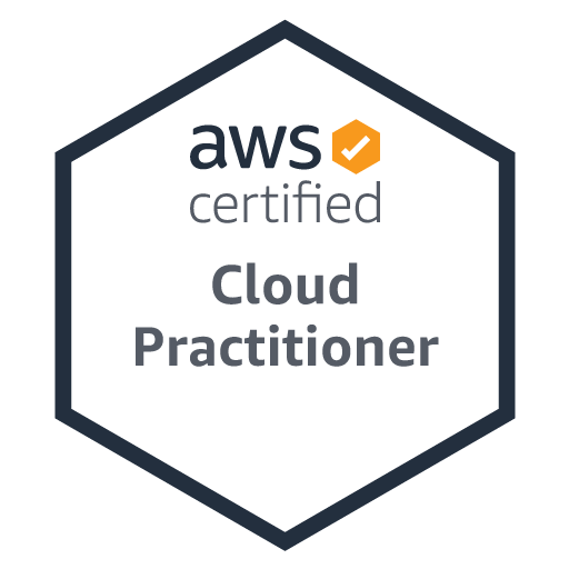 AWS Certified Cloud Practitioner badge